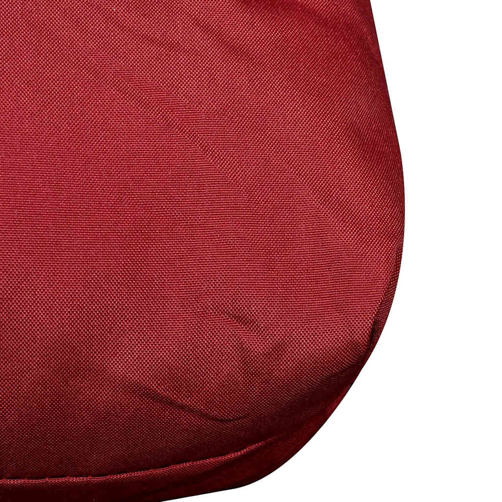 VidaXL Rugkussen gestoffeerd 120x40x10 cm wijnrood