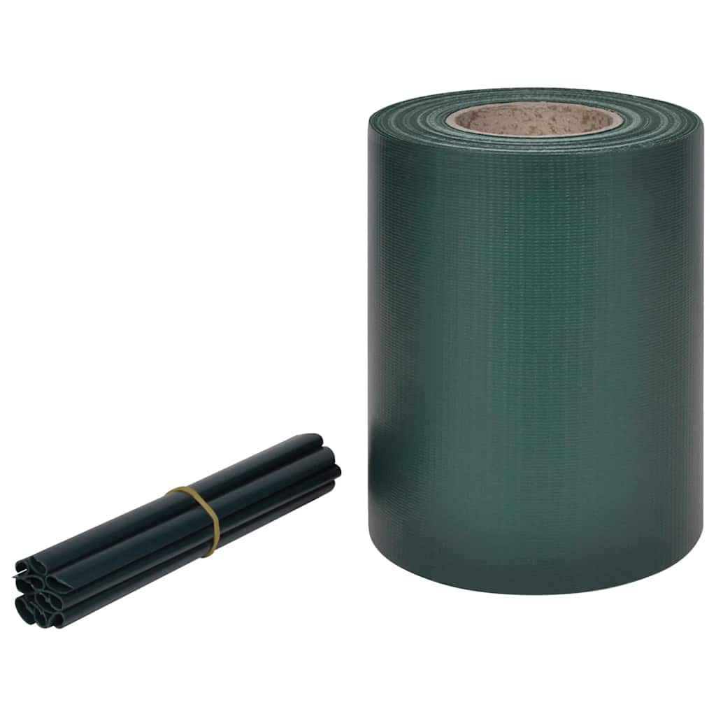 VidaXL Tuinscherm 70x0,19 m pvc groen