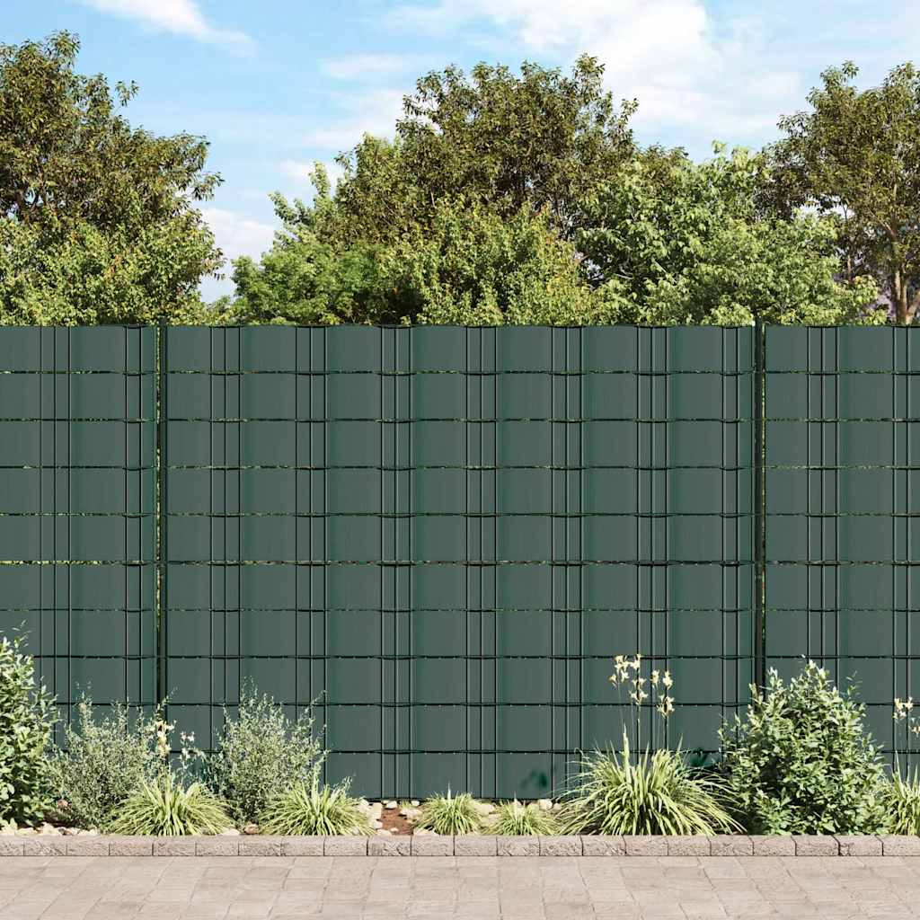 VidaXL Tuinscherm 70x0,19 m pvc groen