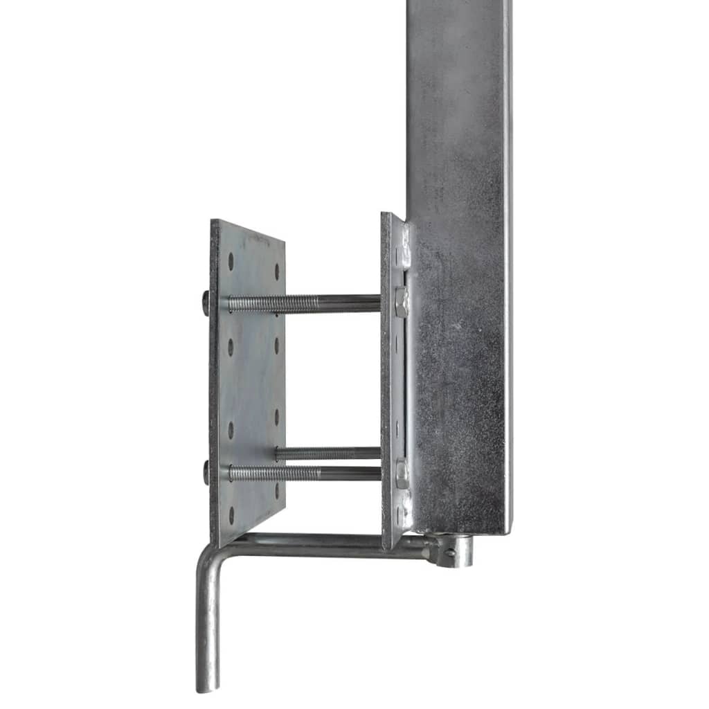 VidaXL 2-delige boegsteunenset voor bootaanhanger 59-84 cm