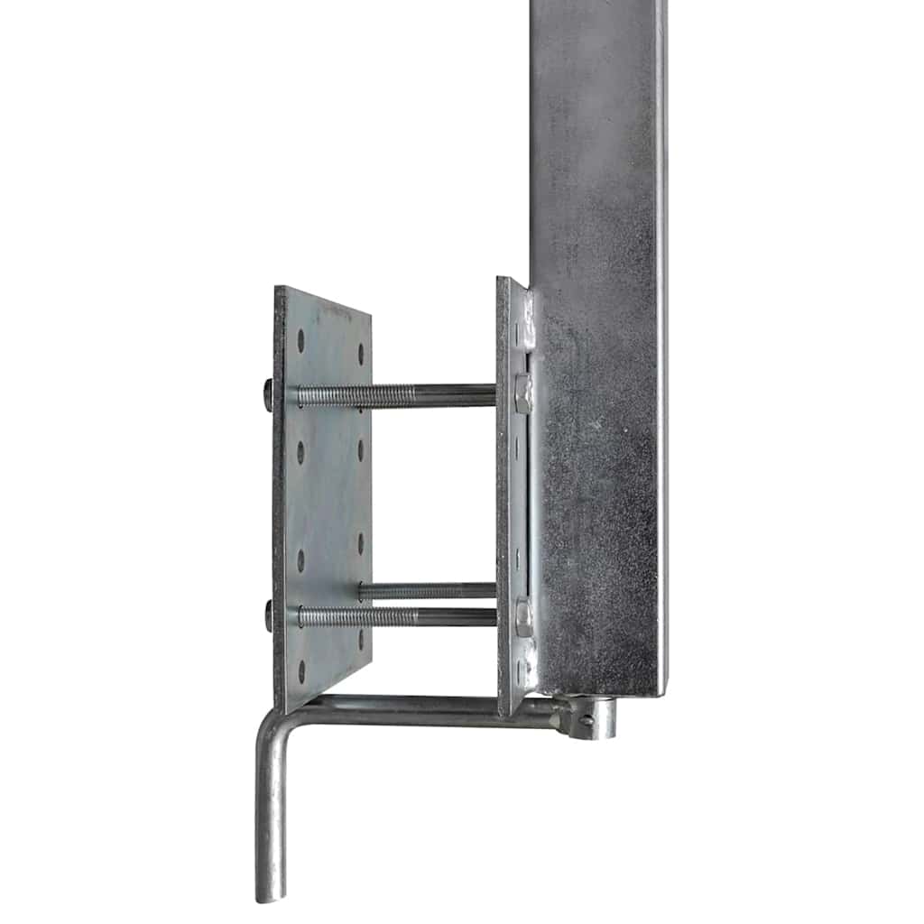 VidaXL Stalen frame ondersteuning voor de boot aanhanger 63-88 cm (set van 2)