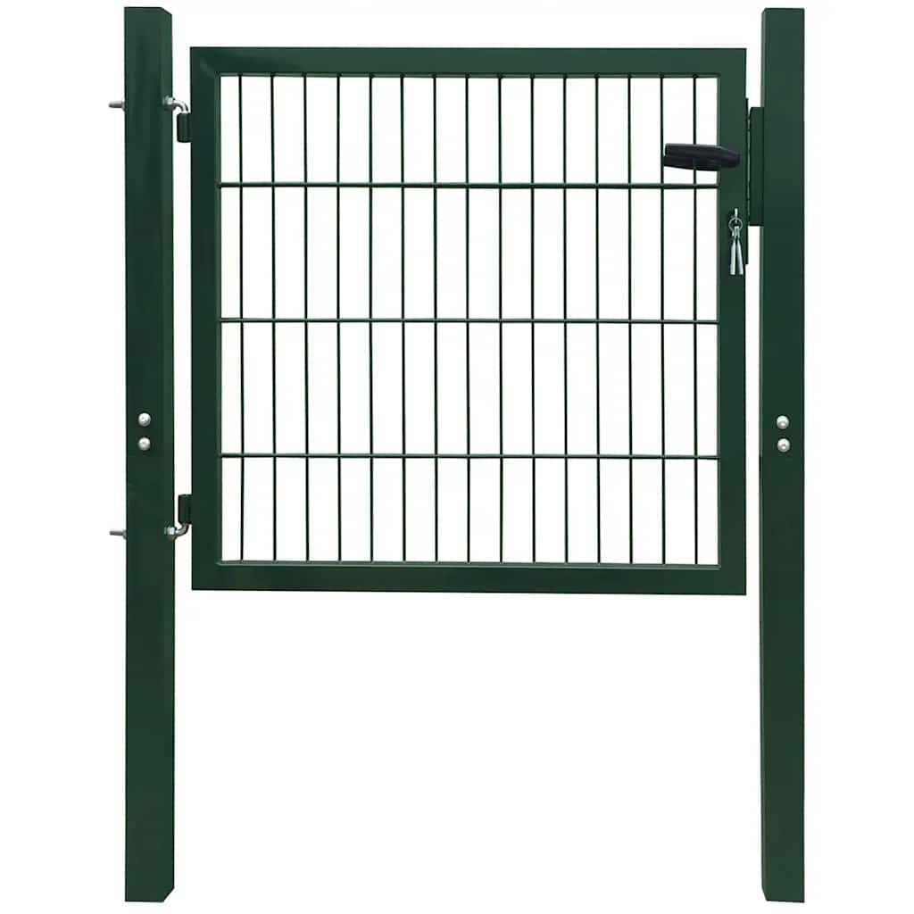 VidaXL 2d hekpoort (enkel) groen 100x80 cm