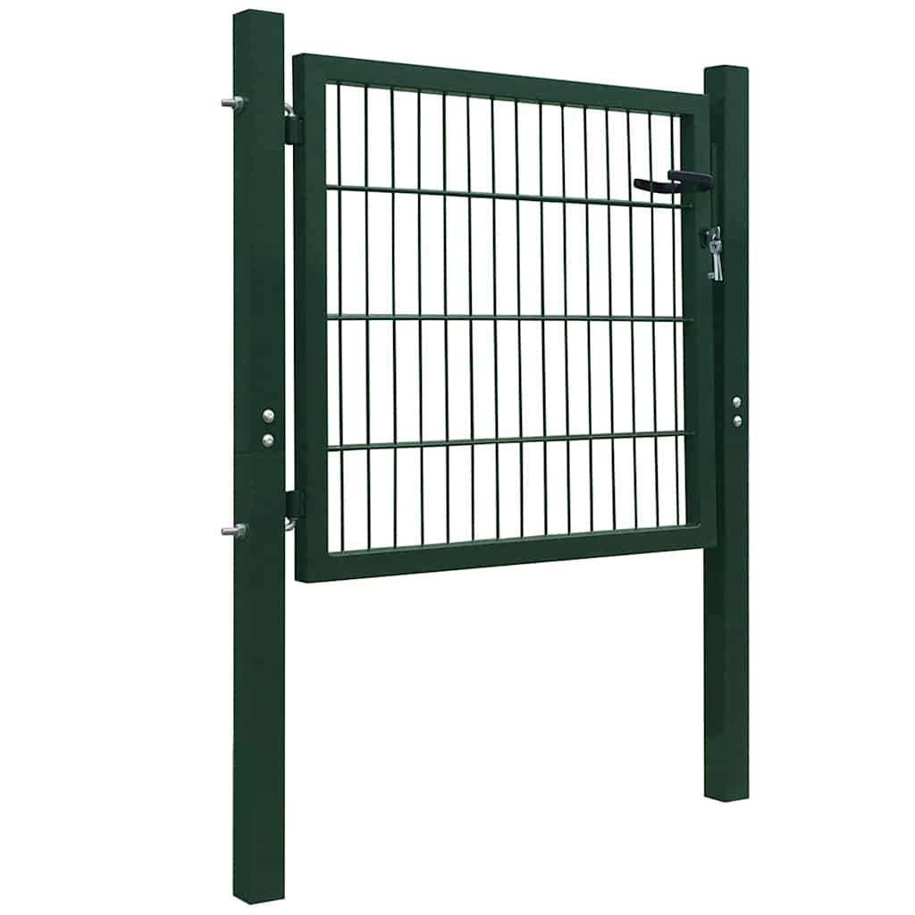 VidaXL 2d hekpoort (enkel) groen 100x80 cm