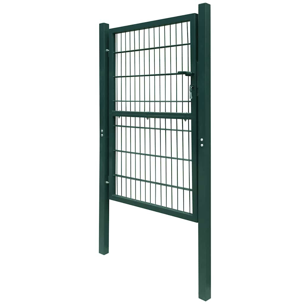 VidaXL 2d hekpoort (enkel) groen 100x120 cm