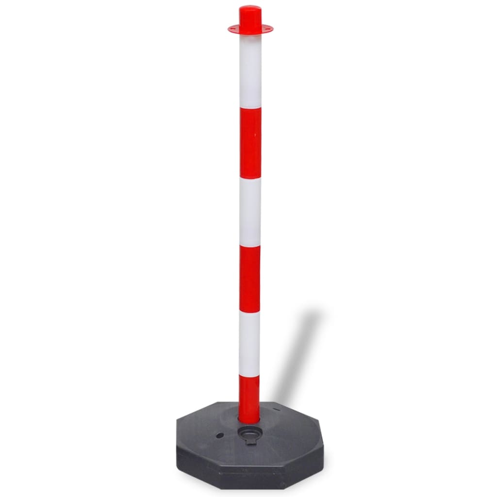 VidaXL Kettingpalenset met kunststof ketting 10 m