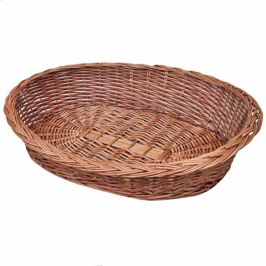 VidaXL Hondenmand huisdierenbed 90 cm natuurlijk wilgen