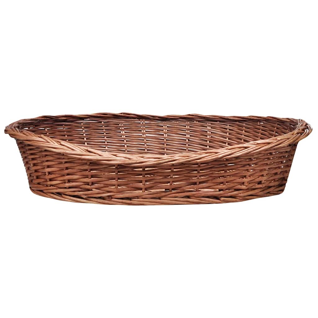 VidaXL Hondenmand huisdierenbed 90 cm natuurlijk wilgen