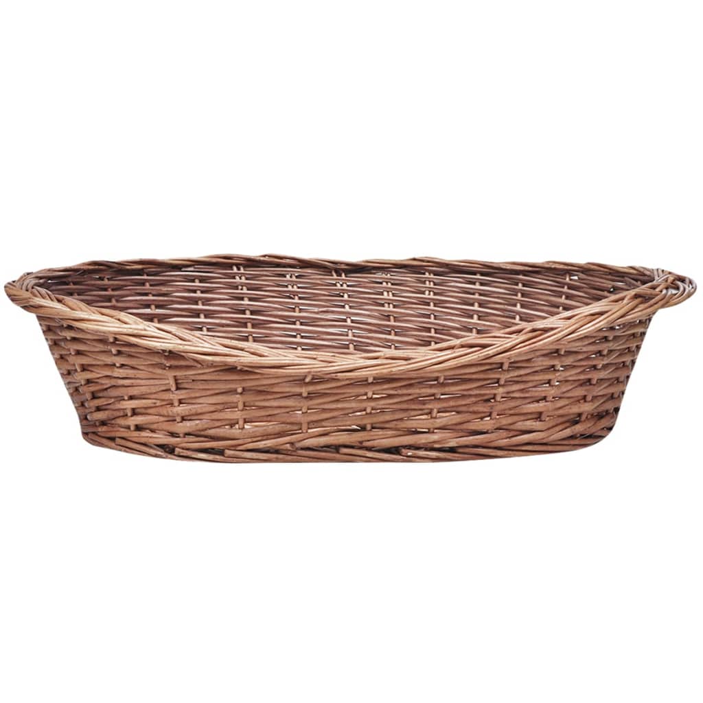 VidaXL Hondenmand huisdierenbed 69 cm natuurlijk wilgen