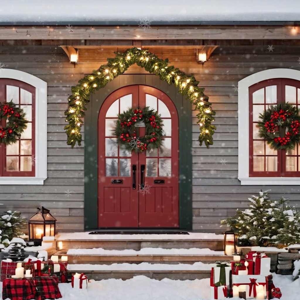 VidaXL Kerstslinger met led-lampjes 10 m