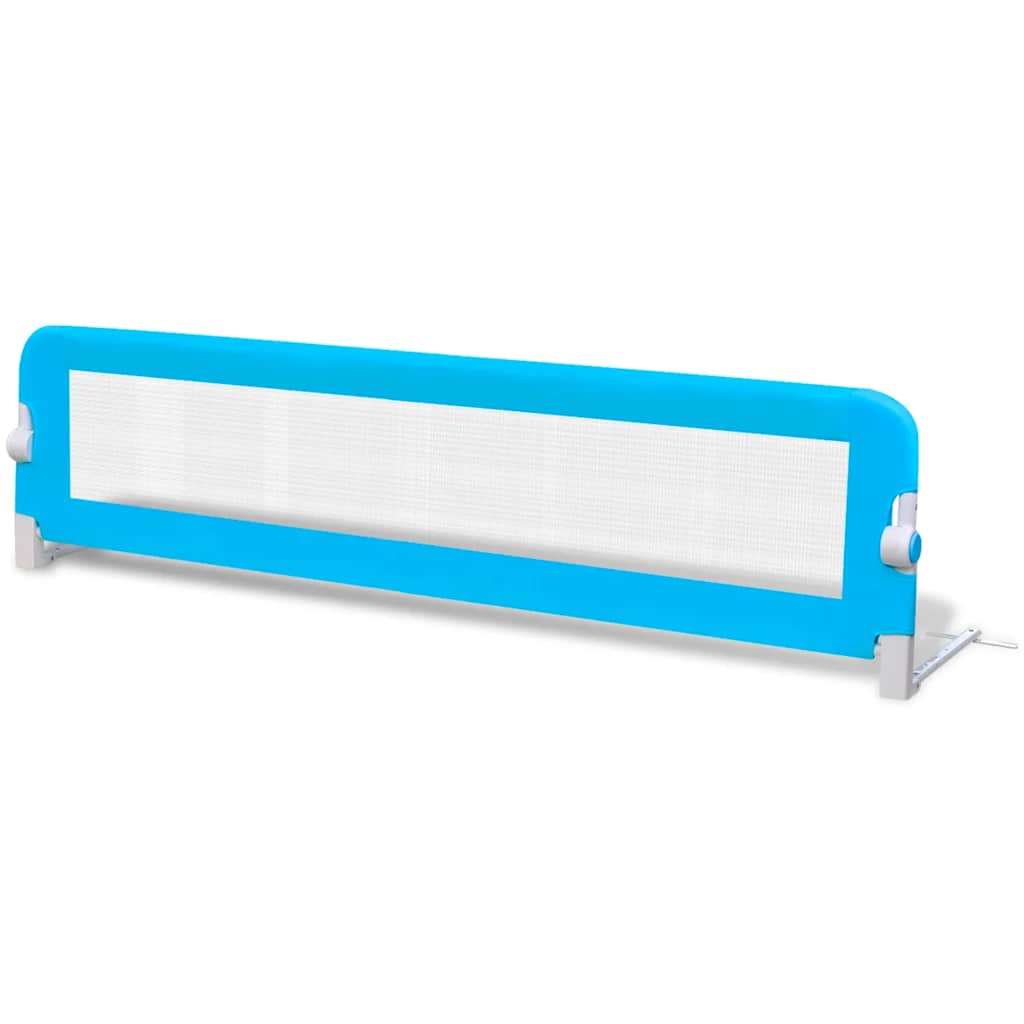 VidaXL Bedhekje peuter 150x42 cm blauw