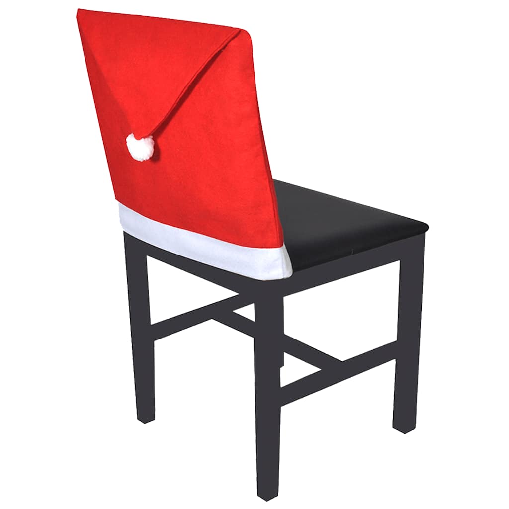VidaXL Kerstmutshoezen voor stoelleuning 6 st