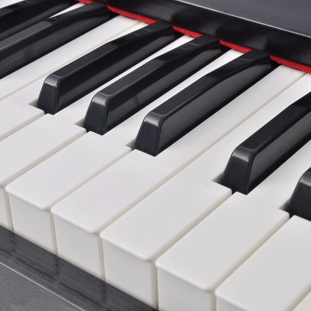 VidaXL Digitale piano met pedalen 88 toetsen zwart