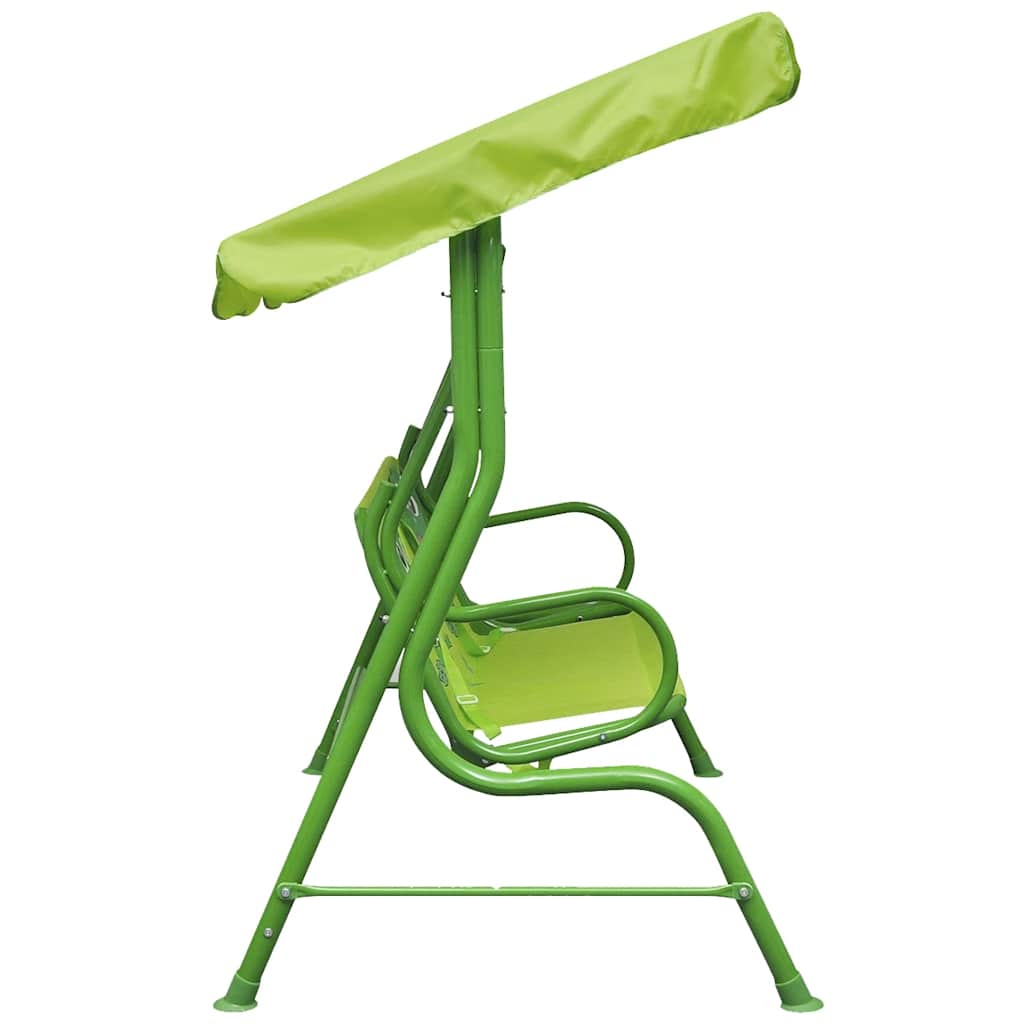 VidaXL Kinderschommelstoel groen