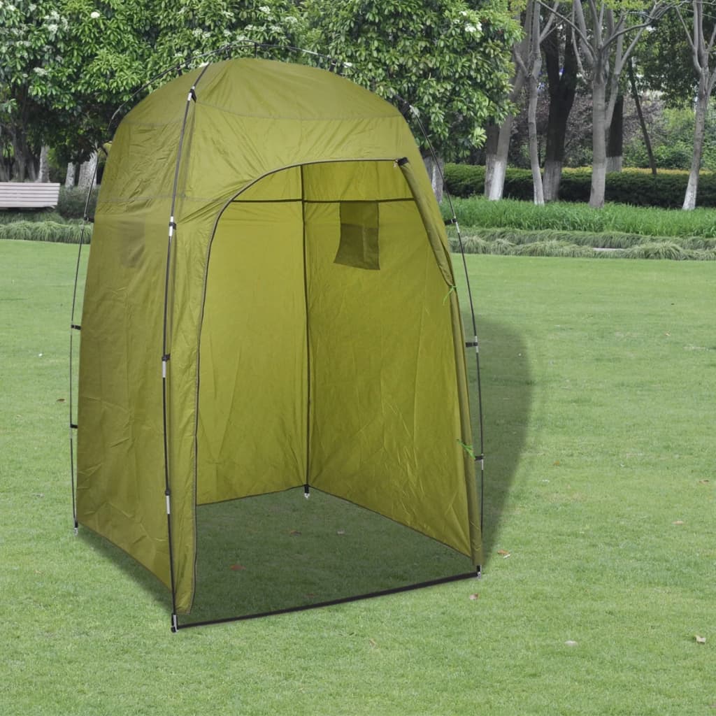 VidaXL Douche- wc- omkleedtent groen