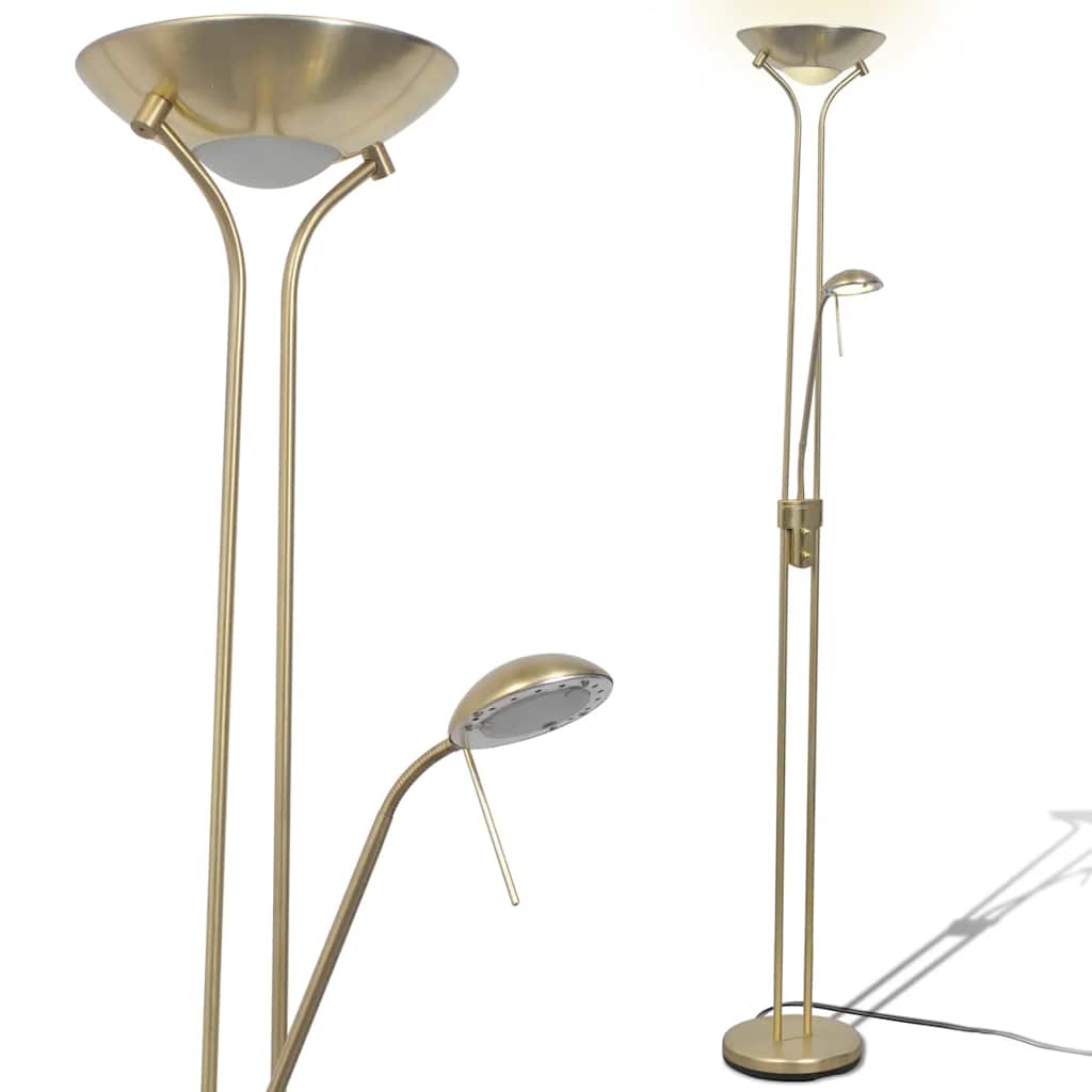 VidaXL Vloerlamp led dimbaar 23 w