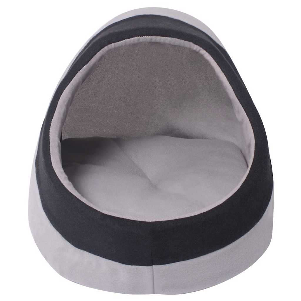 VidaXL Kattenmand m grijs en zwart