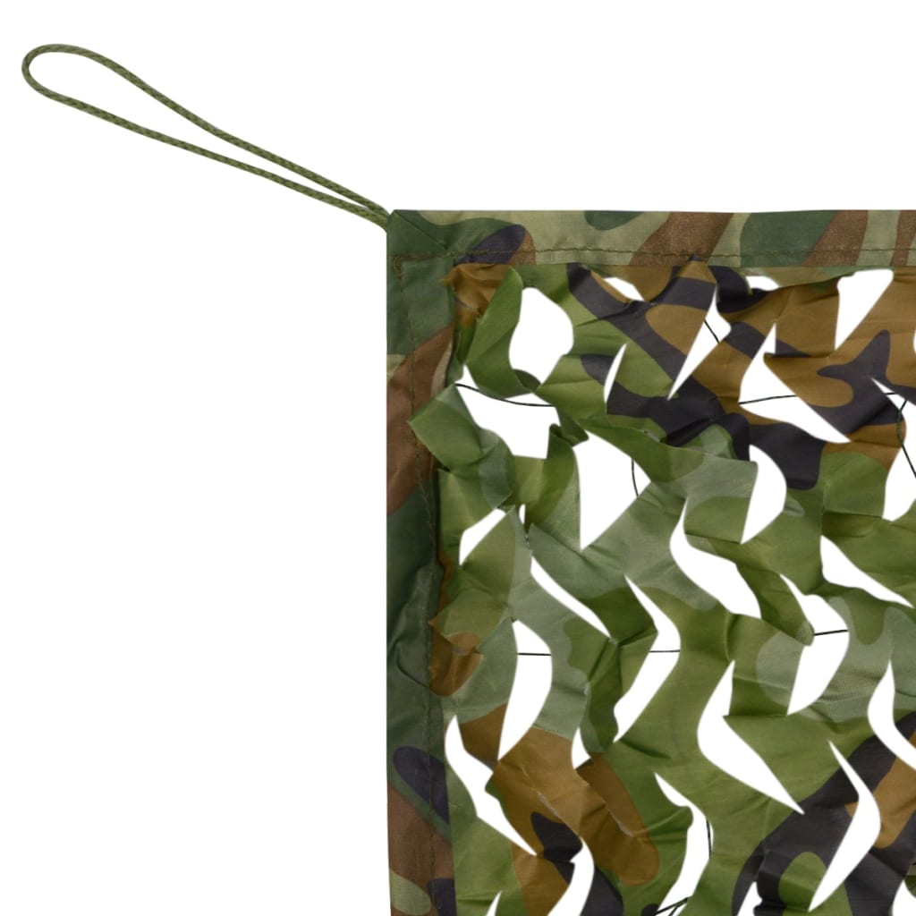 VidaXL Camouflagenet met opbergzak 3x5 m