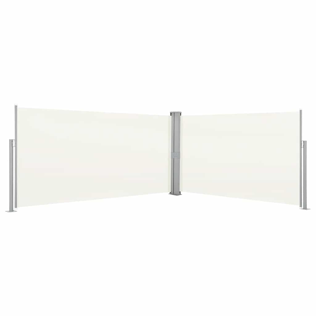 VidaXL Windscherm uittrekbaar 160x600 cm crème