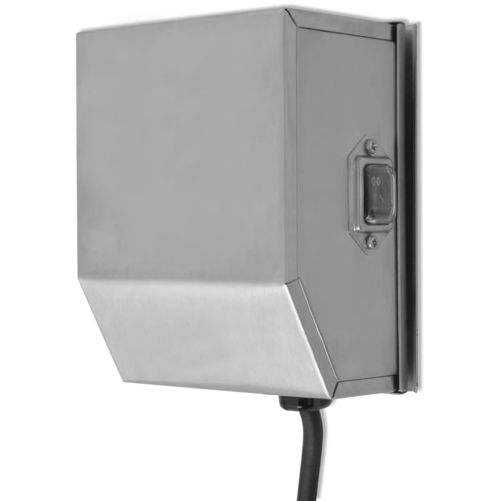 VidaXL Professionele bbq draaispitmotor roestvrij staal 4w