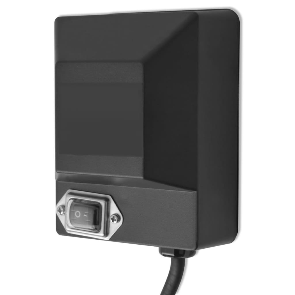 VidaXL Bbq draaispit motor 4 w zwart