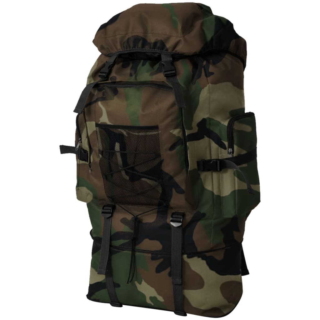 VidaXL Rugzak legerstijl xxl 100 l camouflage