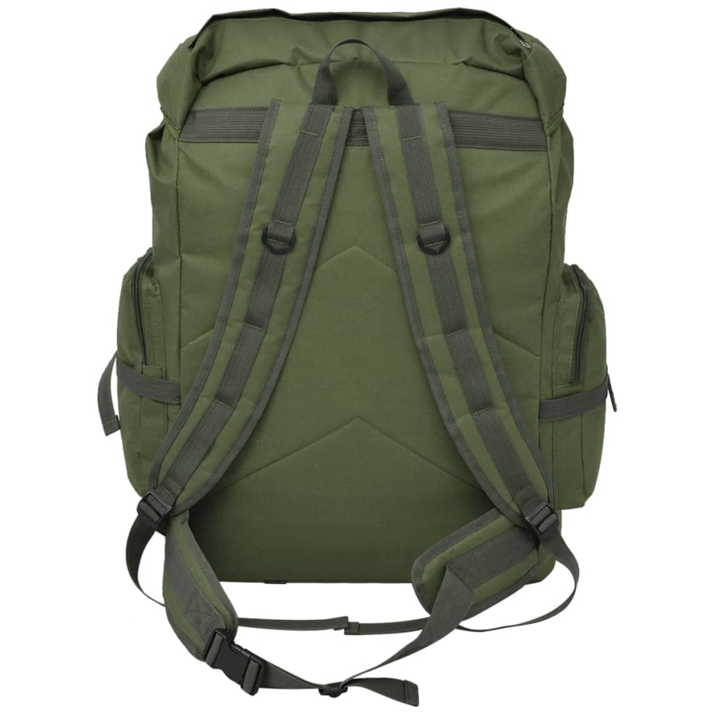 VidaXL Rugzak legerstijl 65 l groen