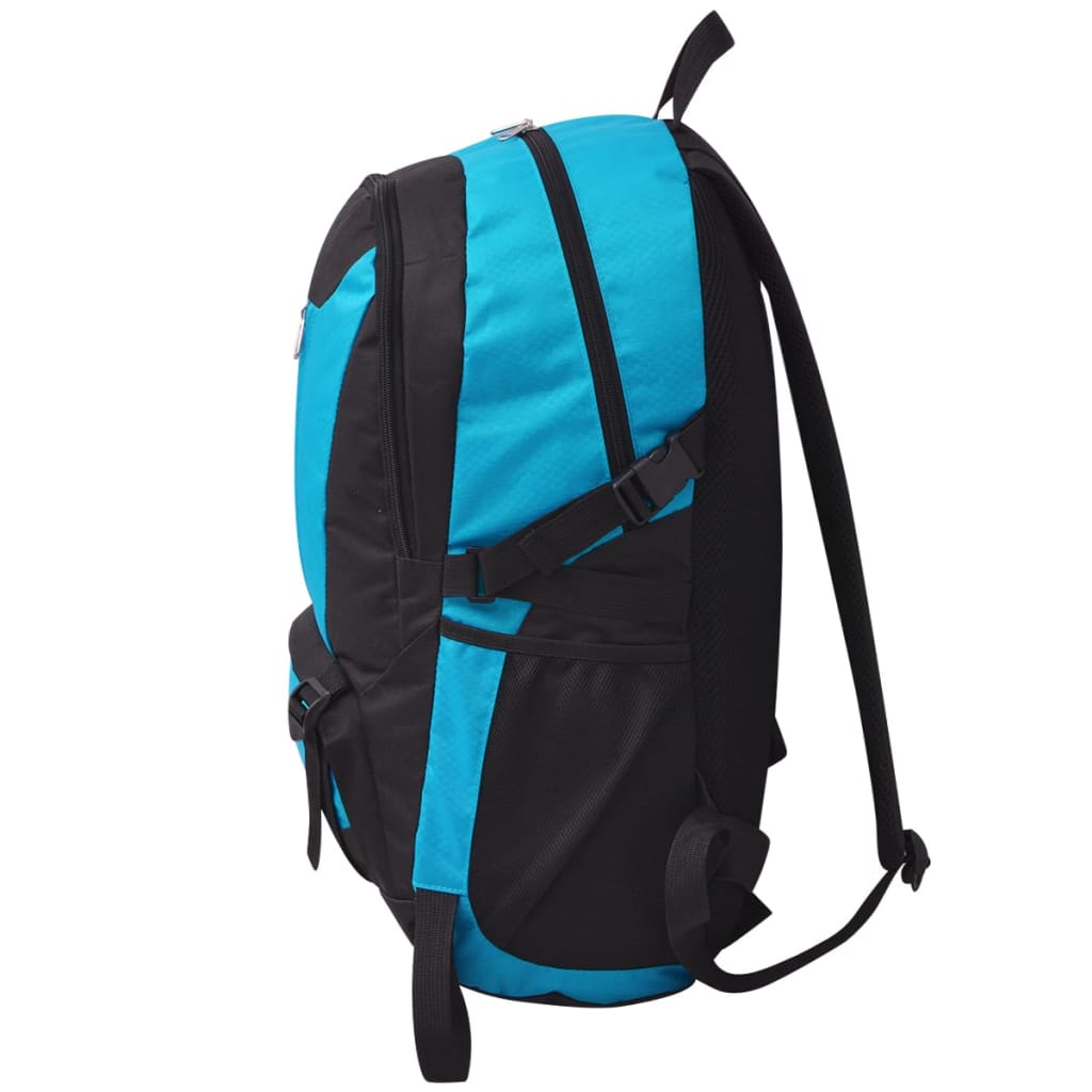 VidaXL Hiking rugzak 40 l zwart en blauw