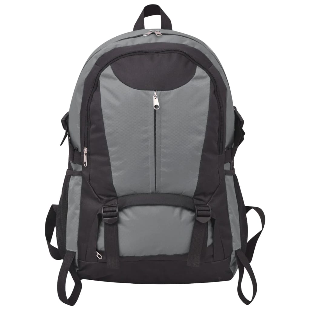 VidaXL Hikingrugzak 40 l zwart en grijs