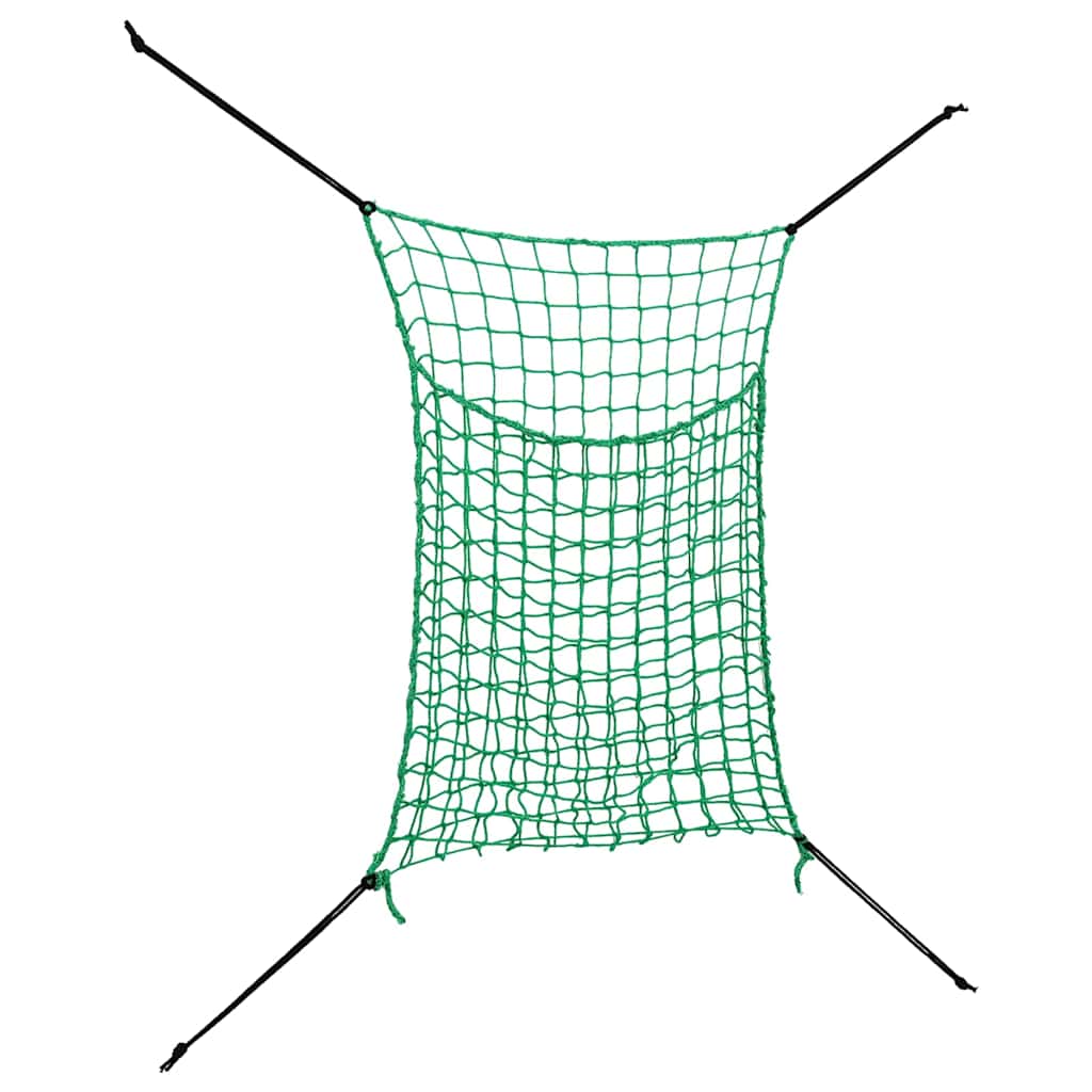 VidaXL Hooinetten 2 st rechthoekig 0,9x1,5 m pp