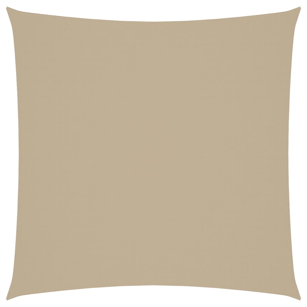 VidaXL Zonnescherm vierkant 3,6x3,6 m oxford stof beige