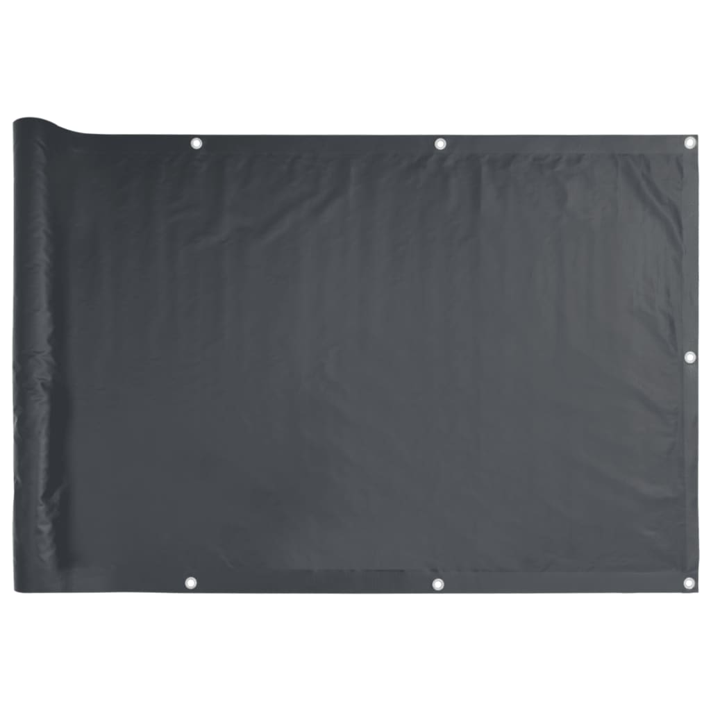 VidaXL Balkonscherm oxford textiel 75x600 cm antraciet