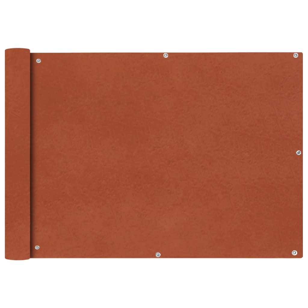 VidaXL Balkonscherm oxford textiel 75x400 cm terracotta