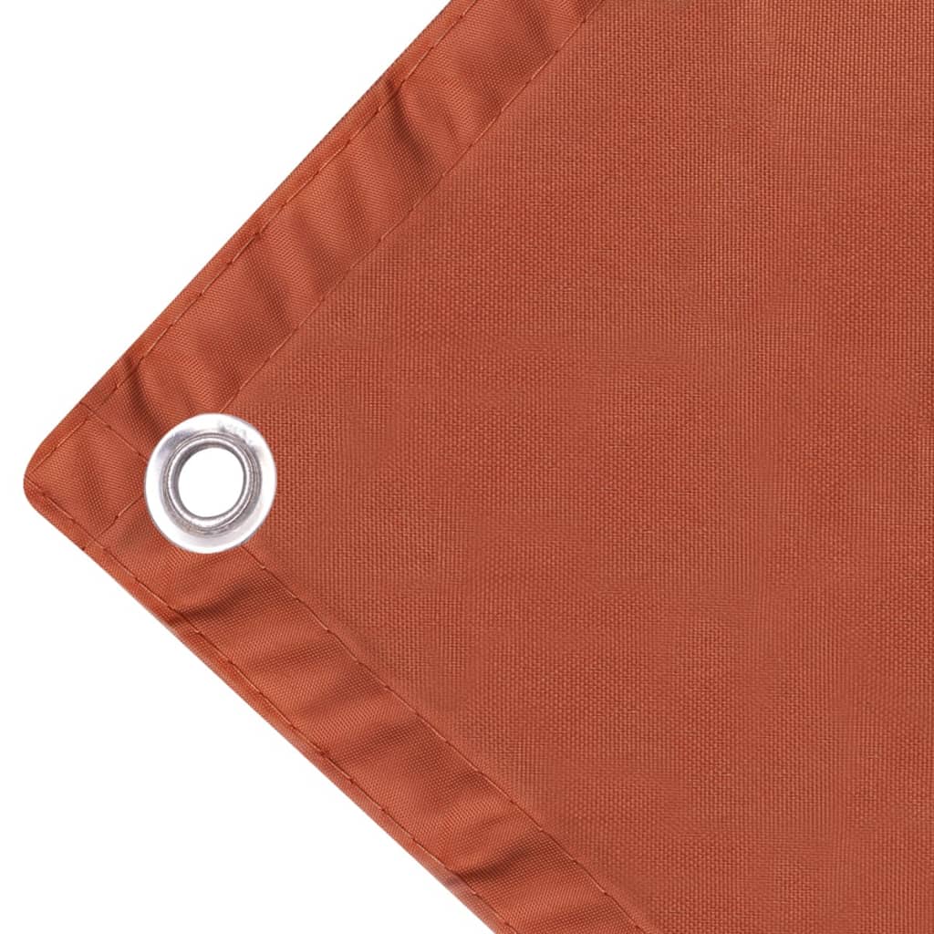 VidaXL Balkonscherm oxford textiel 90x400 cm terracotta