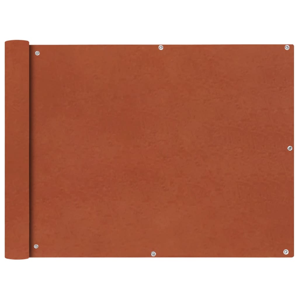 VidaXL Balkonscherm oxford textiel 90x600 cm terracotta