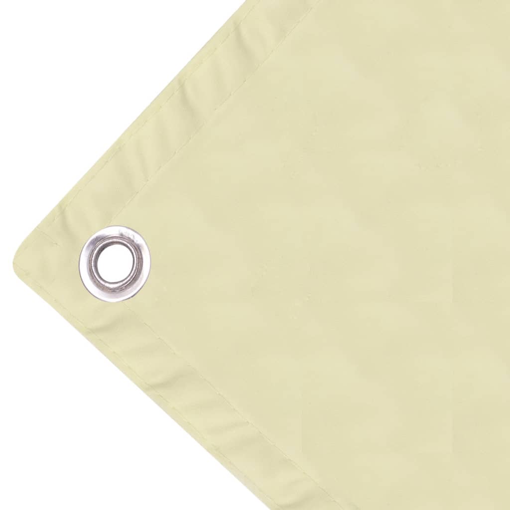 VidaXL Balkonscherm oxford textiel 75x400 cm crème