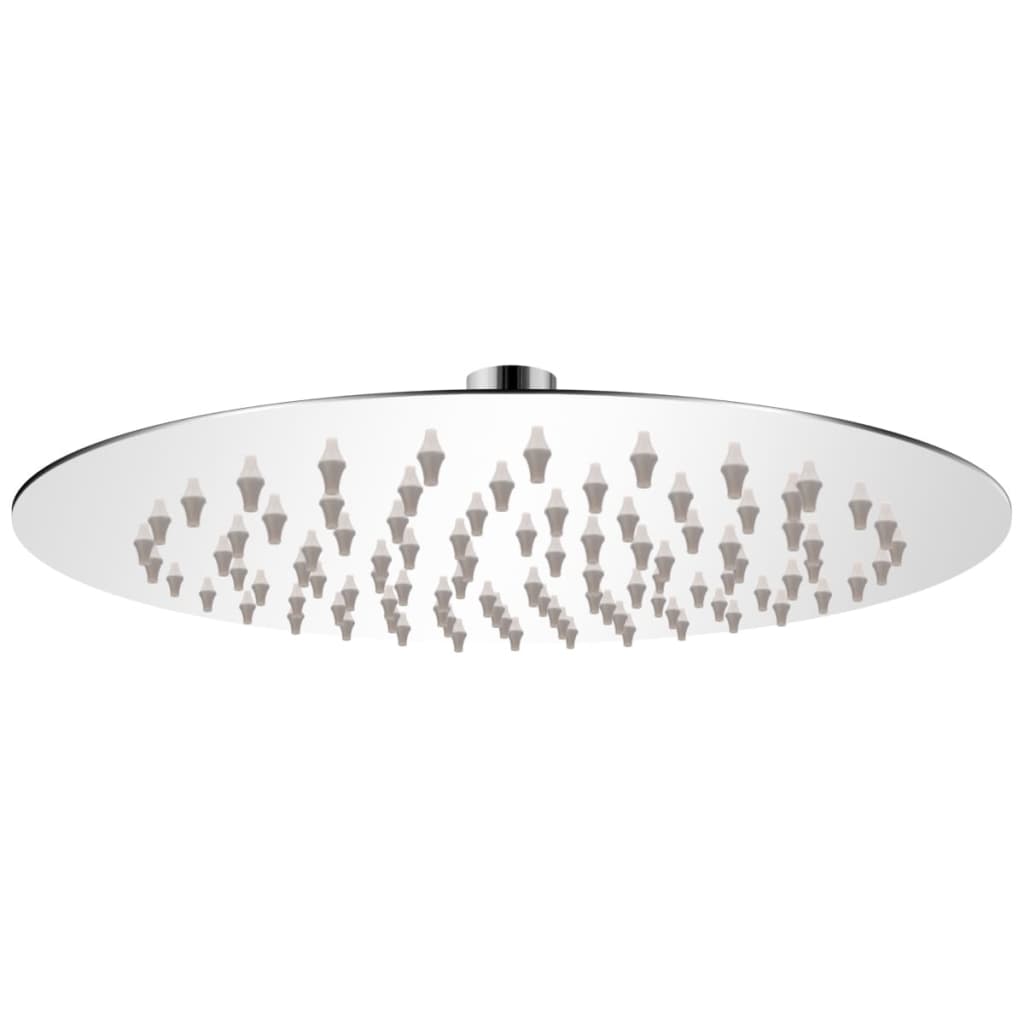 VidaXL Regendouchekop rond 20 cm roestvrij staal