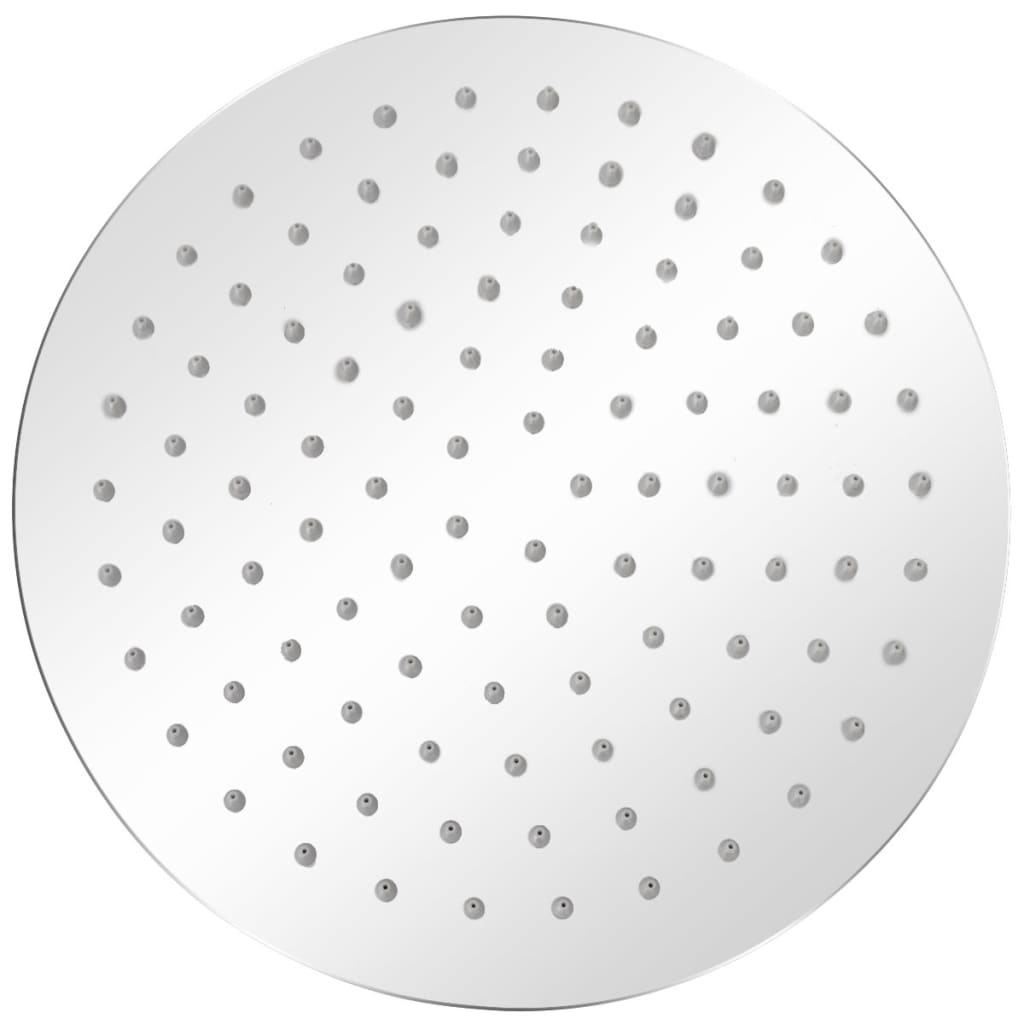 VidaXL Regendouchekop rond 25 cm roestvrij staal