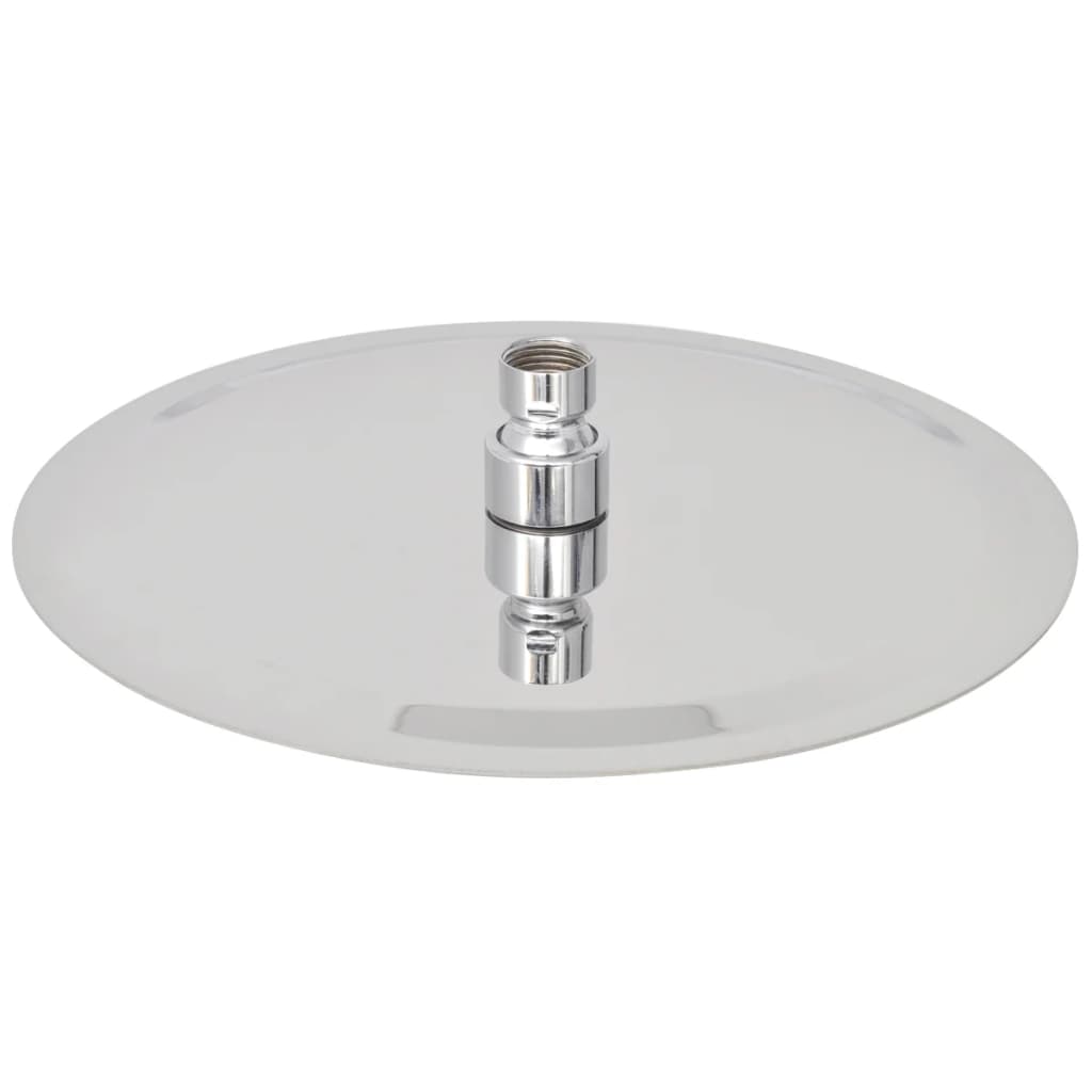 VidaXL Regendouchekop rond 25 cm roestvrij staal