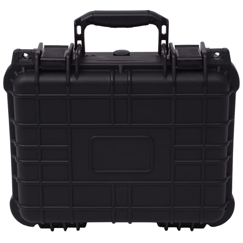 VidaXL Beschermende materiaalkoffer 35x29,5x15 cm zwart
