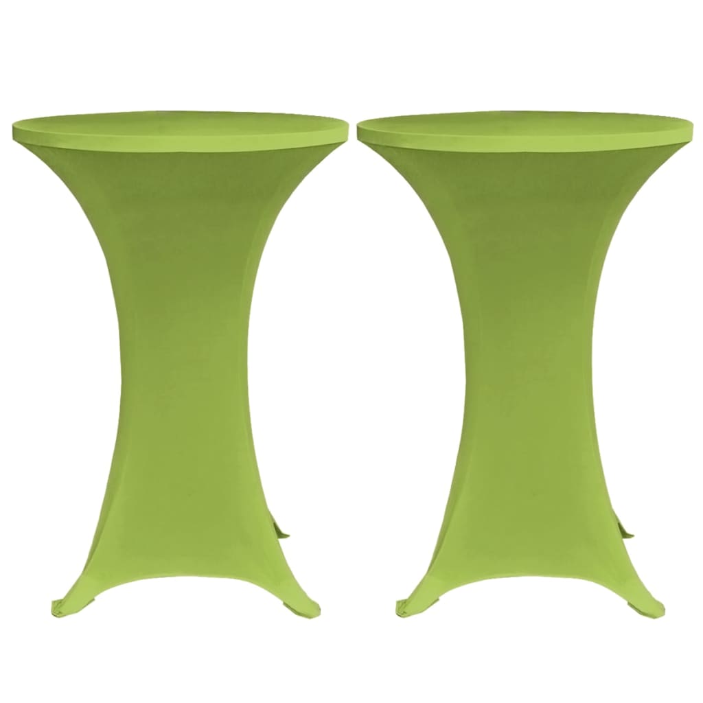 VidaXL Tafelhoes stretch 2 stuks 80 cm groen