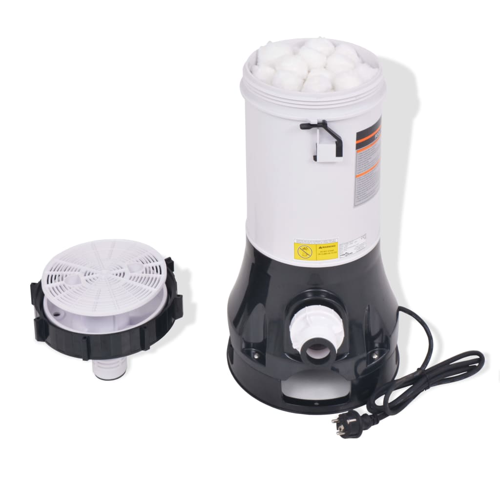 VidaXL Zwembadfilterpomp voor zwembaden 185 w 4,4 m³ u