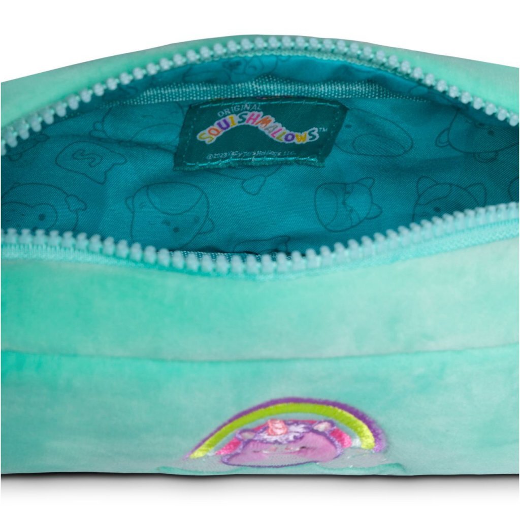 Difuzed Squishmallows eenhoorn pluche etui blauw