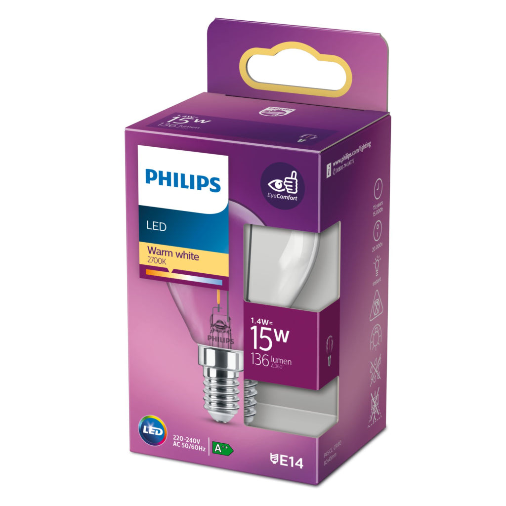 Philips LED Philips classic led lamp 15w e14 warm wit
