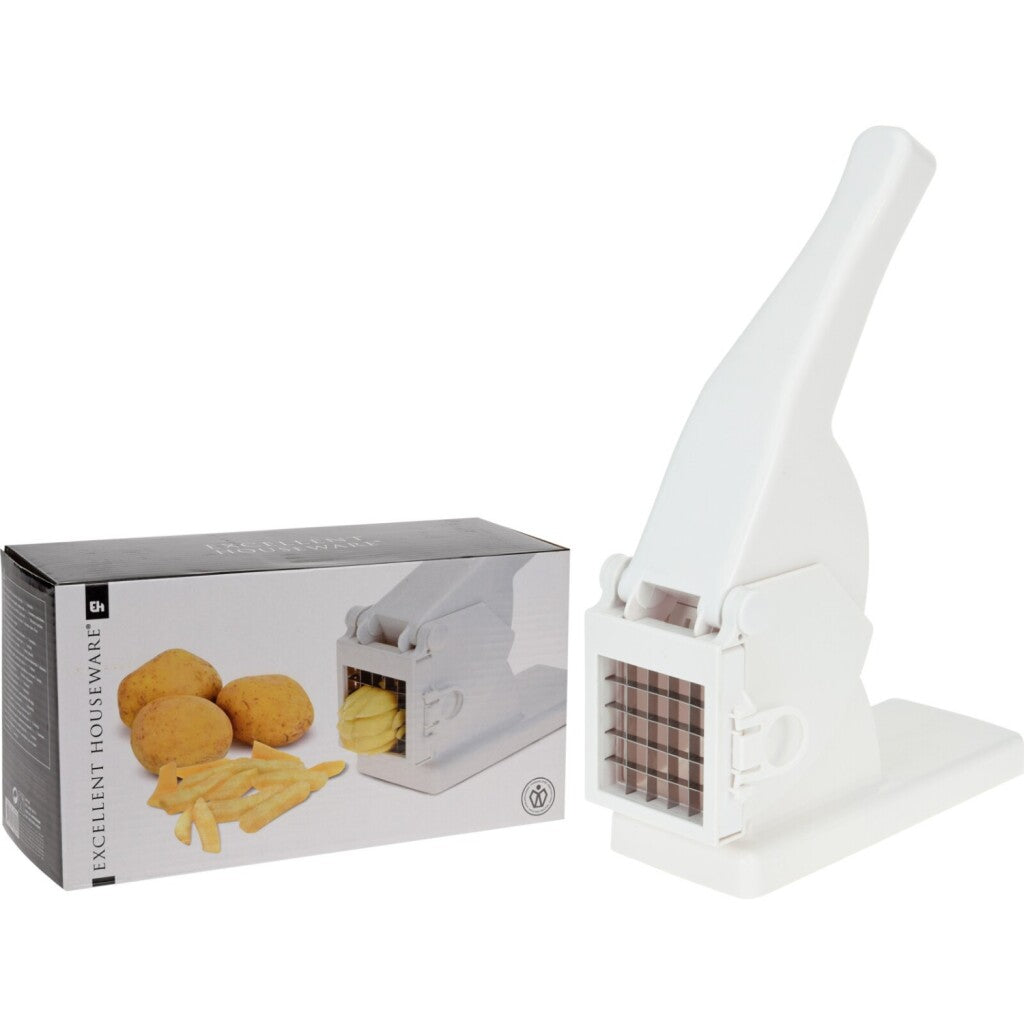 Excellent Houseware aardappelsnijder wit