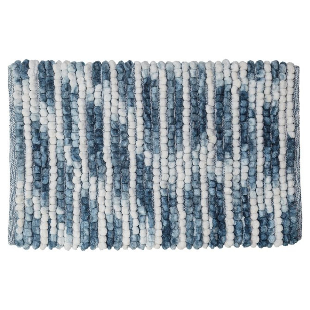 Basic Sealskin vintage badmat 50x80 cm blauw