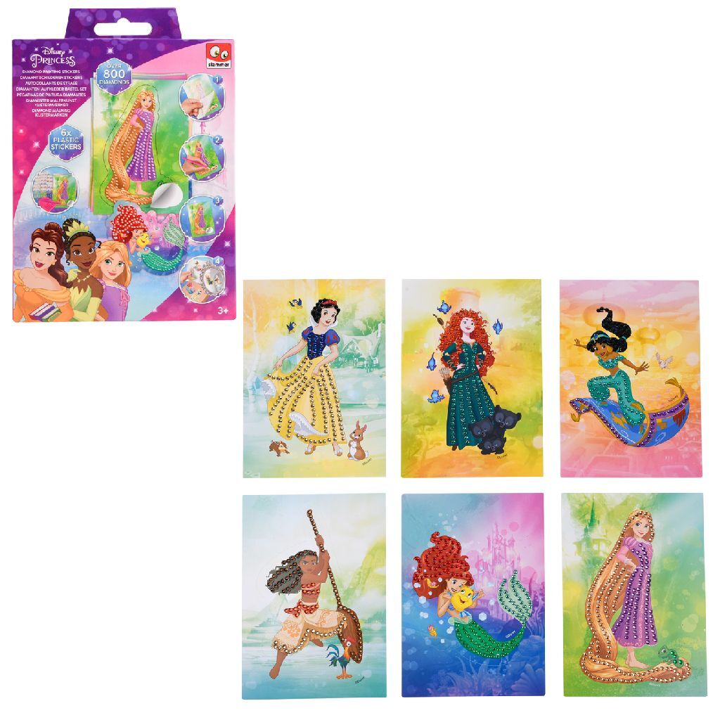 Canenco Disney princess diamond stickers maken