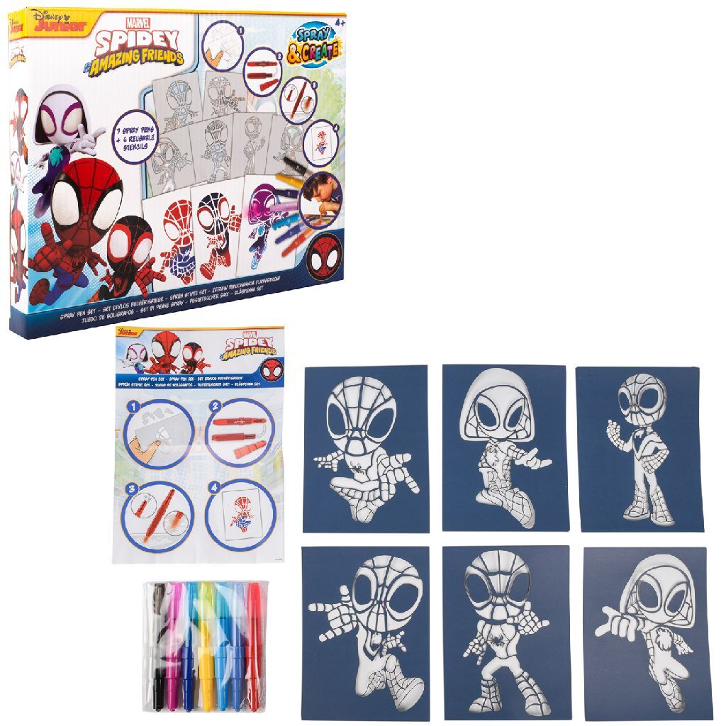 Canenco Spidey blaaspennen set