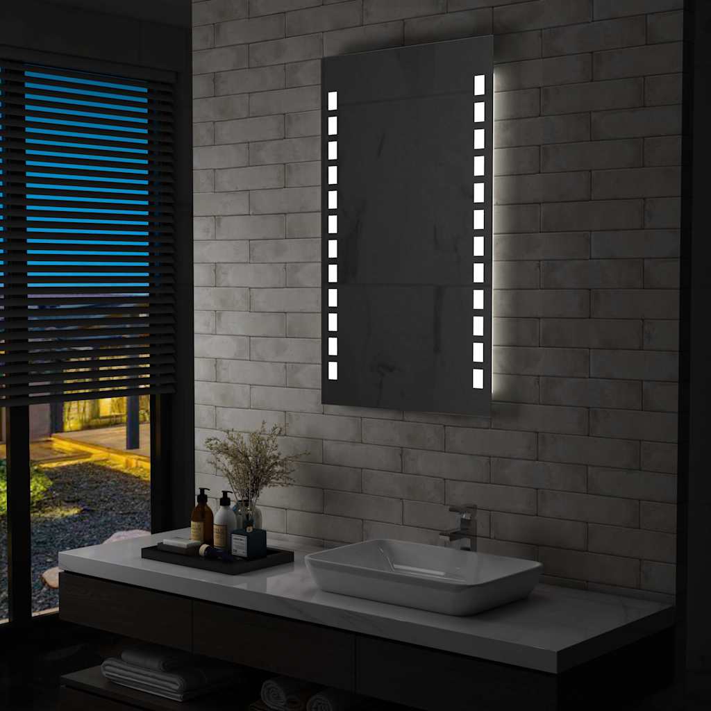 VidaXL Badkamerspiegel led 60x100 cm