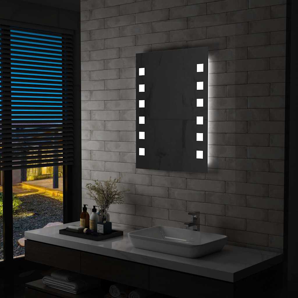 VidaXL Badkamerspiegel led 60x80 cm