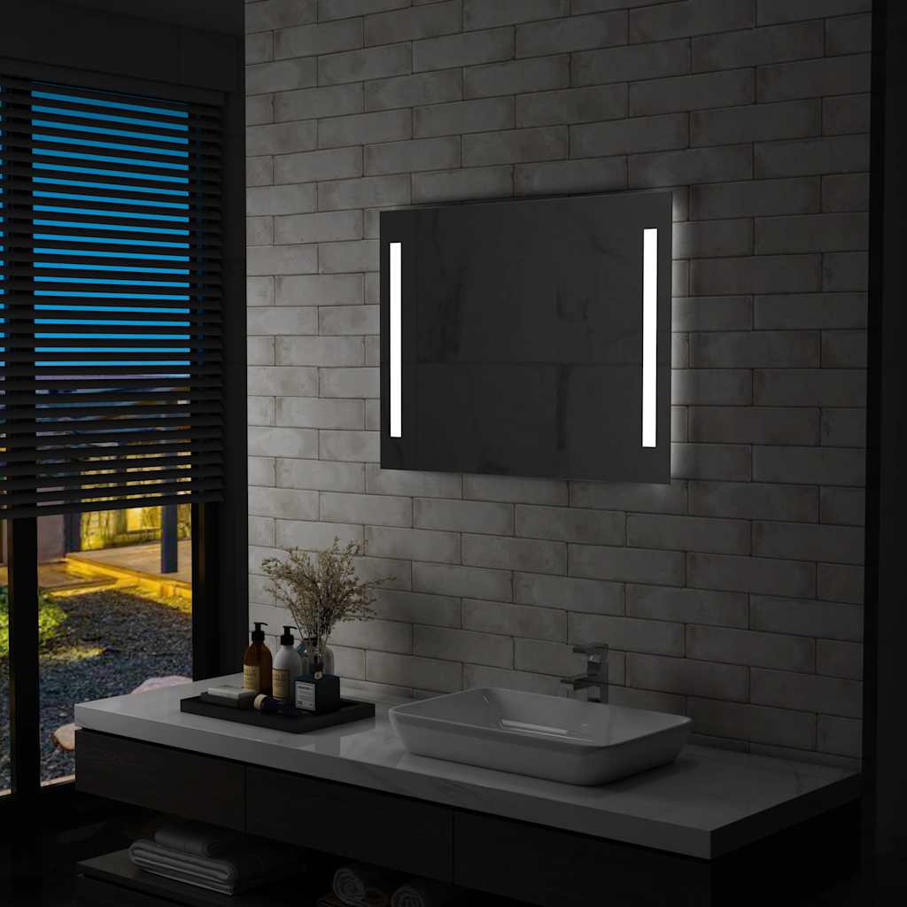 VidaXL Badkamerspiegel led 80x60 cm